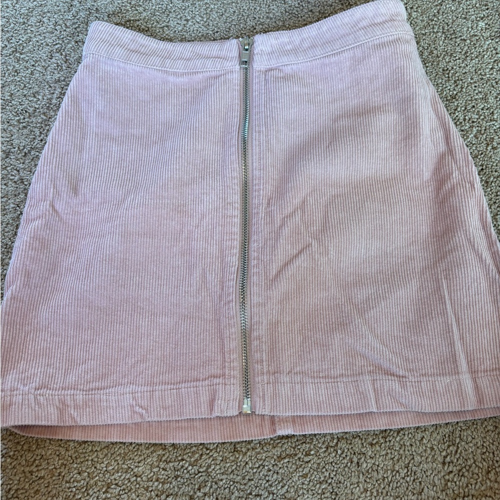 Girls Pink corduroy skirt